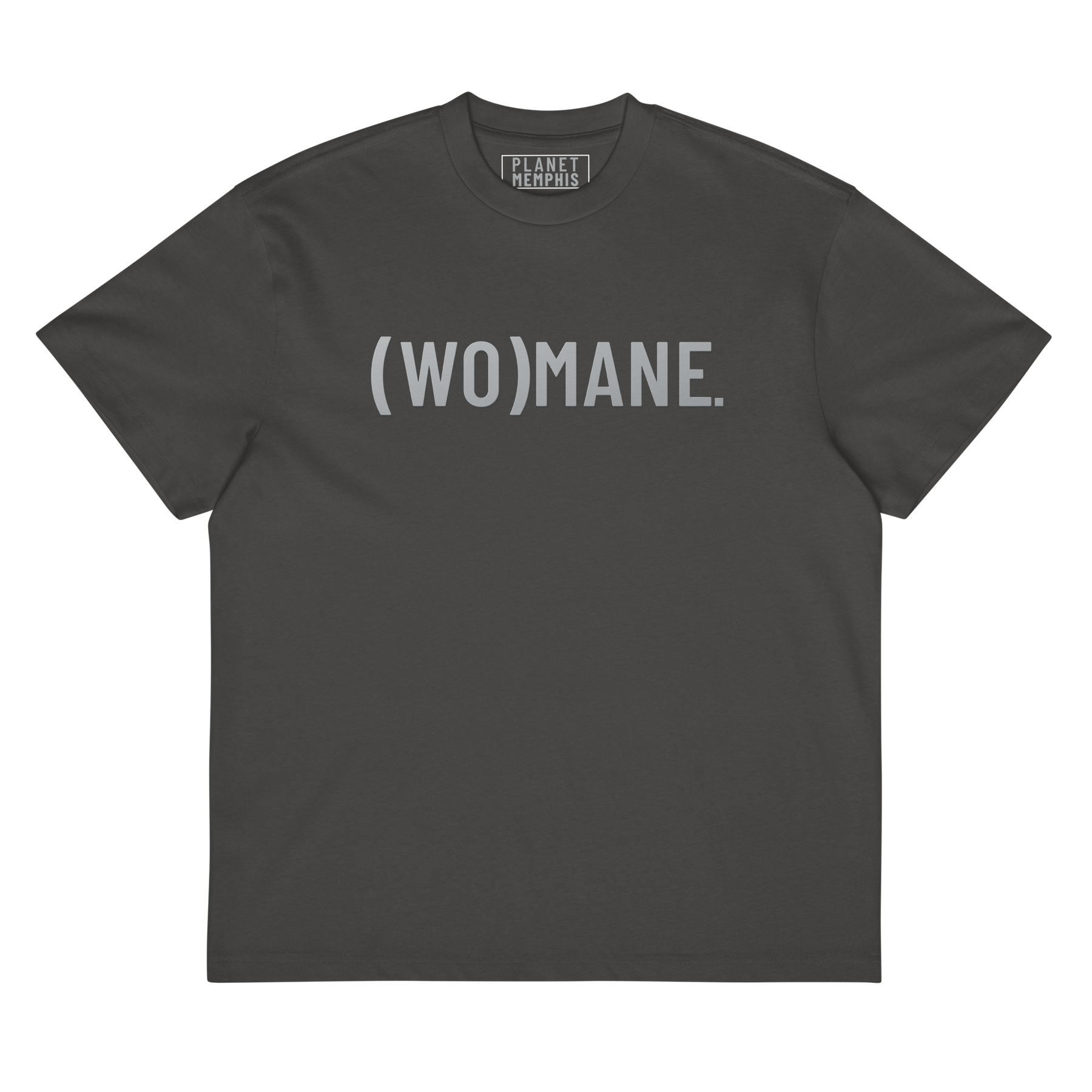 Memphis (WO)MANE. Wordmark Tee — Planet Memphis apparel, view 1