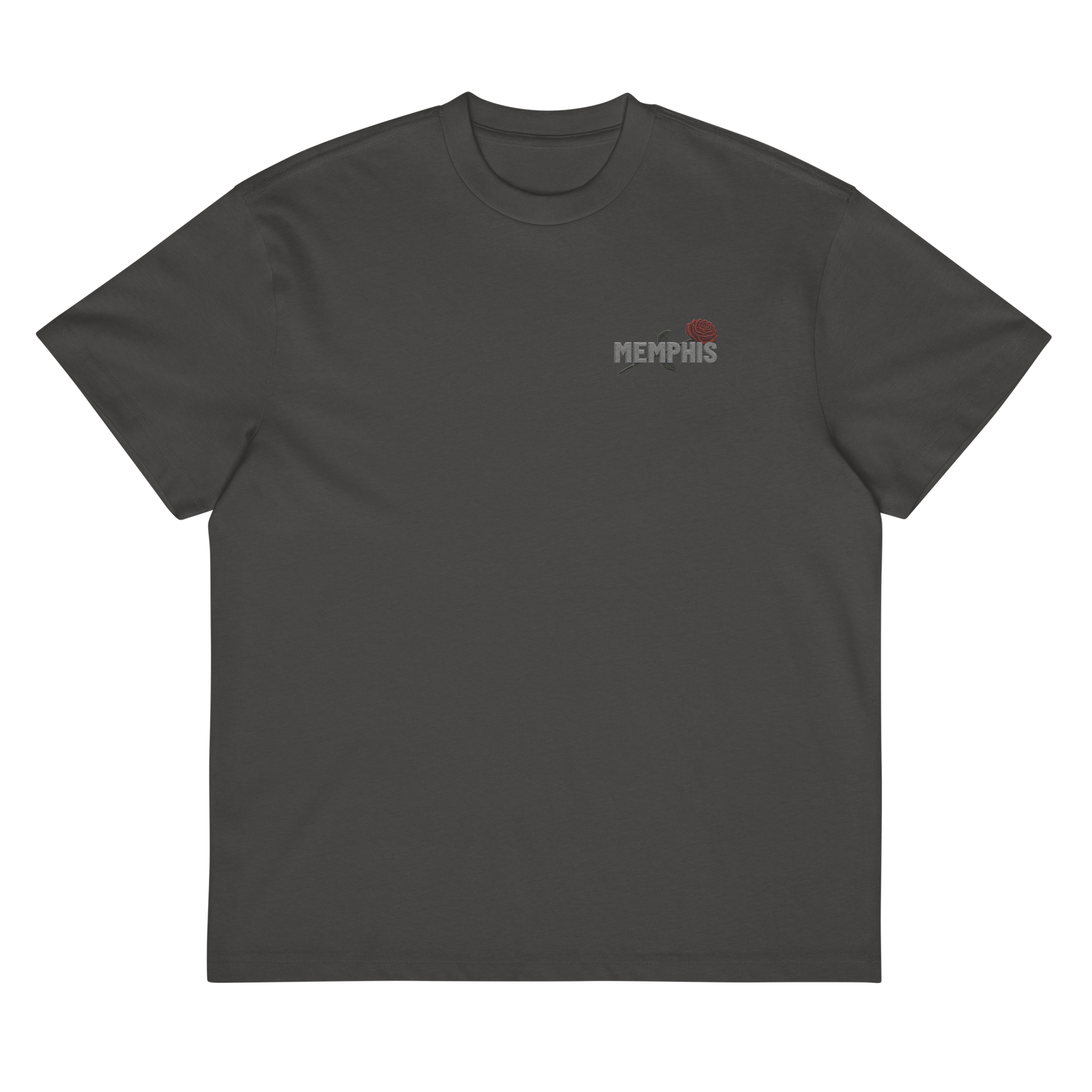 Memphis Rose Embroidered Tee — Planet Memphis apparel, view 1