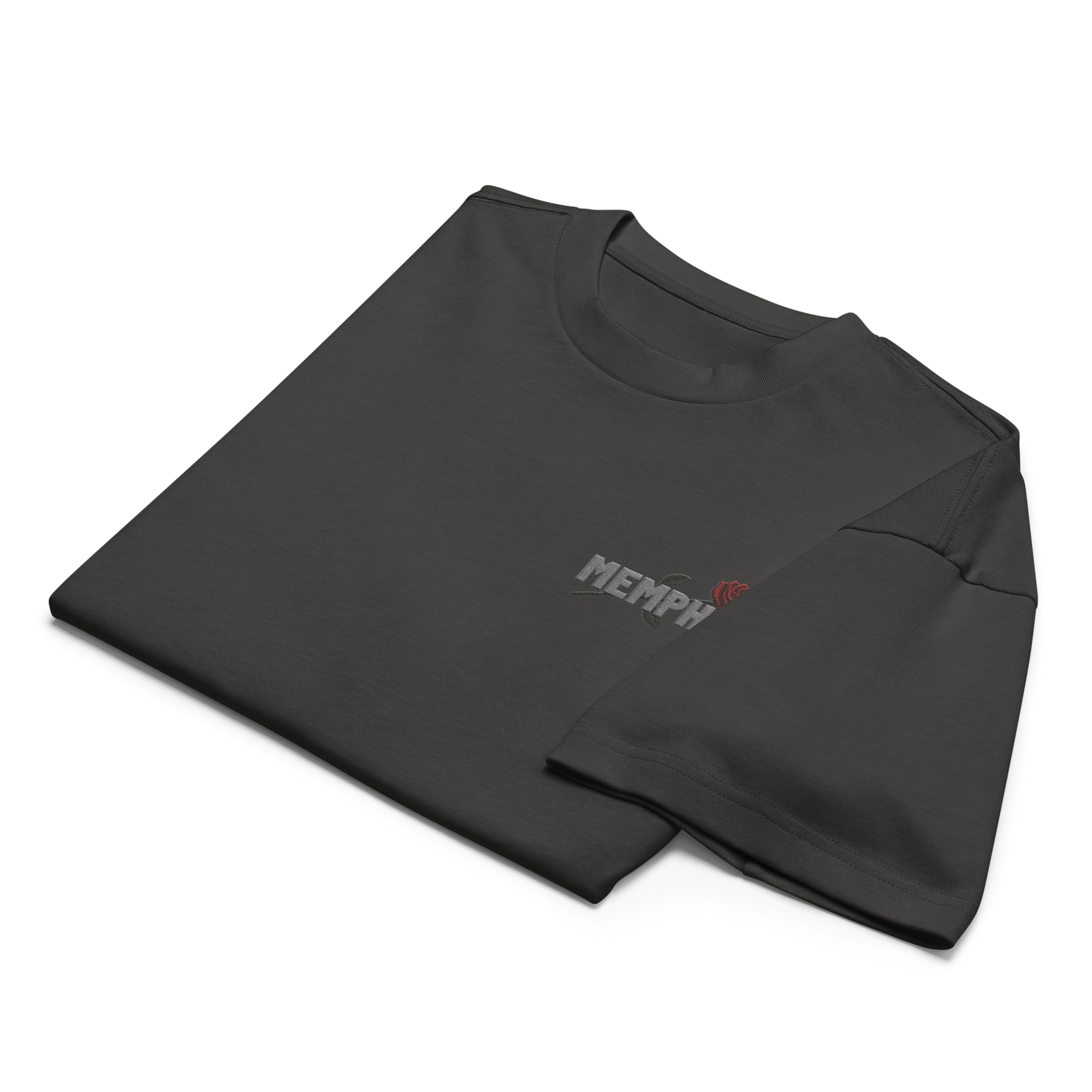 Memphis Rose Embroidered Tee — Planet Memphis apparel, view 2
